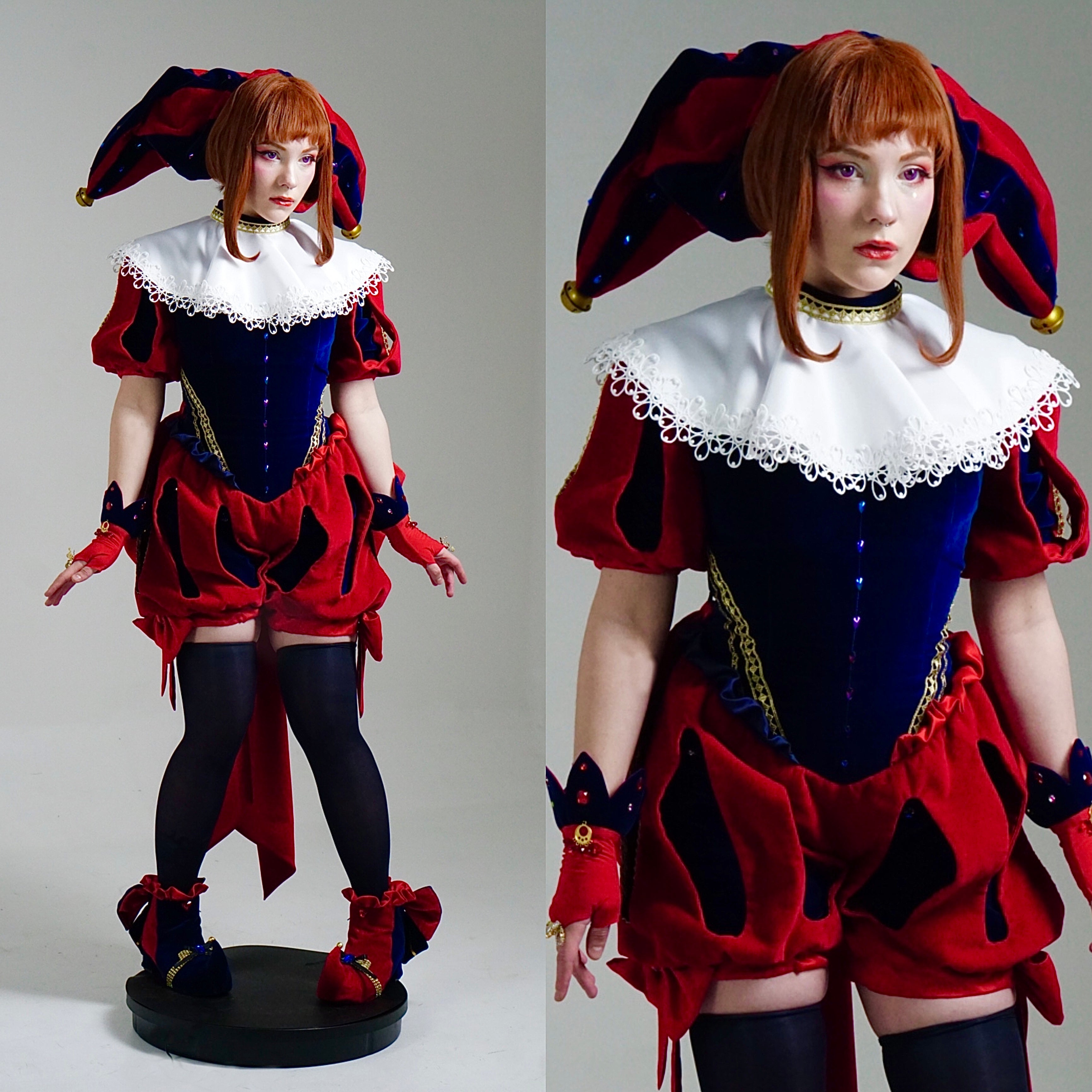 Digital Circus Jester Fantasy Pomni Cosplay Costume - Custom Made