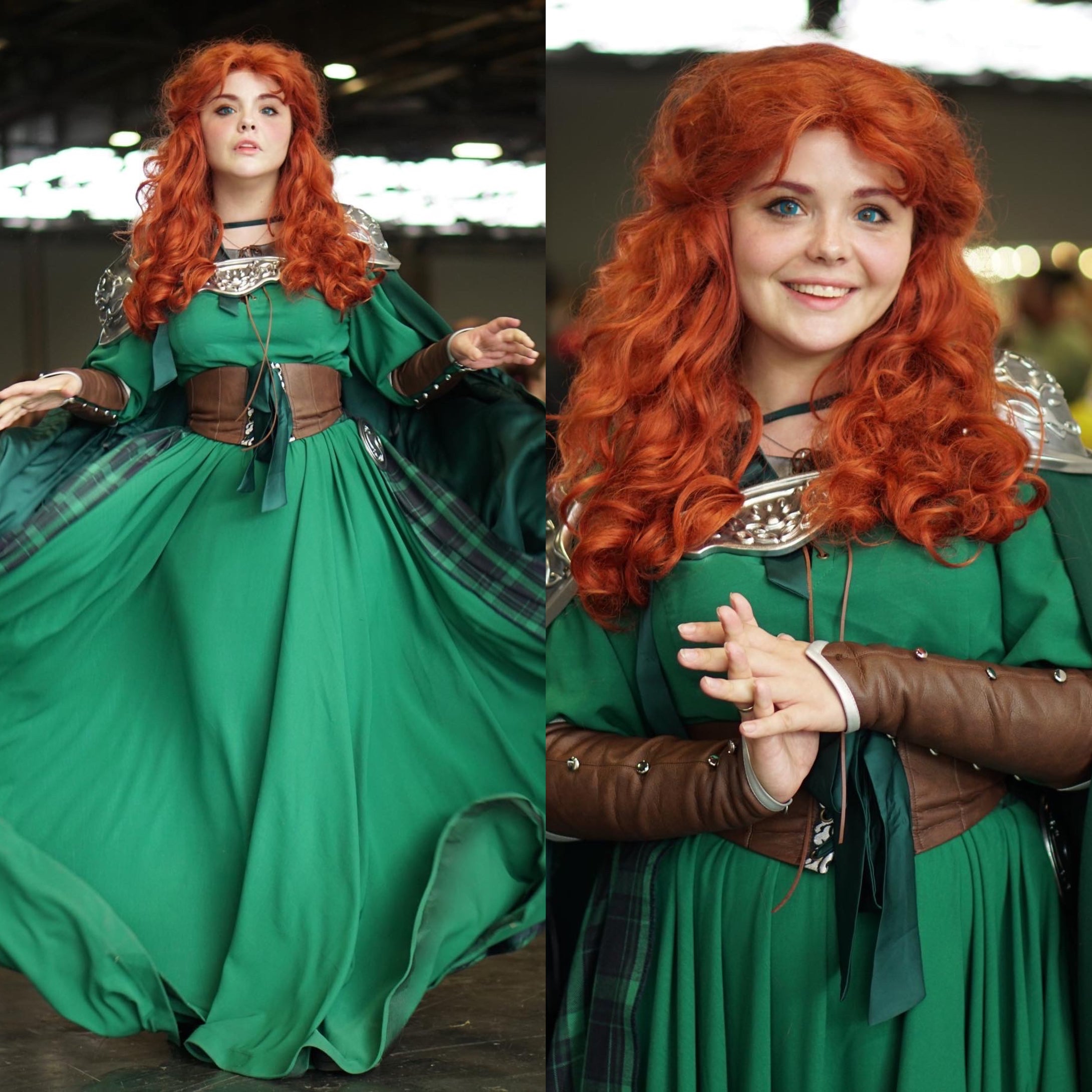 Green Long Dress Fantasy Warrior Princess Costume Cosplay - Custom Mad FENINDOM LLC Green Long Dress Fantasy Warrior Princess Costume Cosplay - Custom Mad FENINDOM LLC