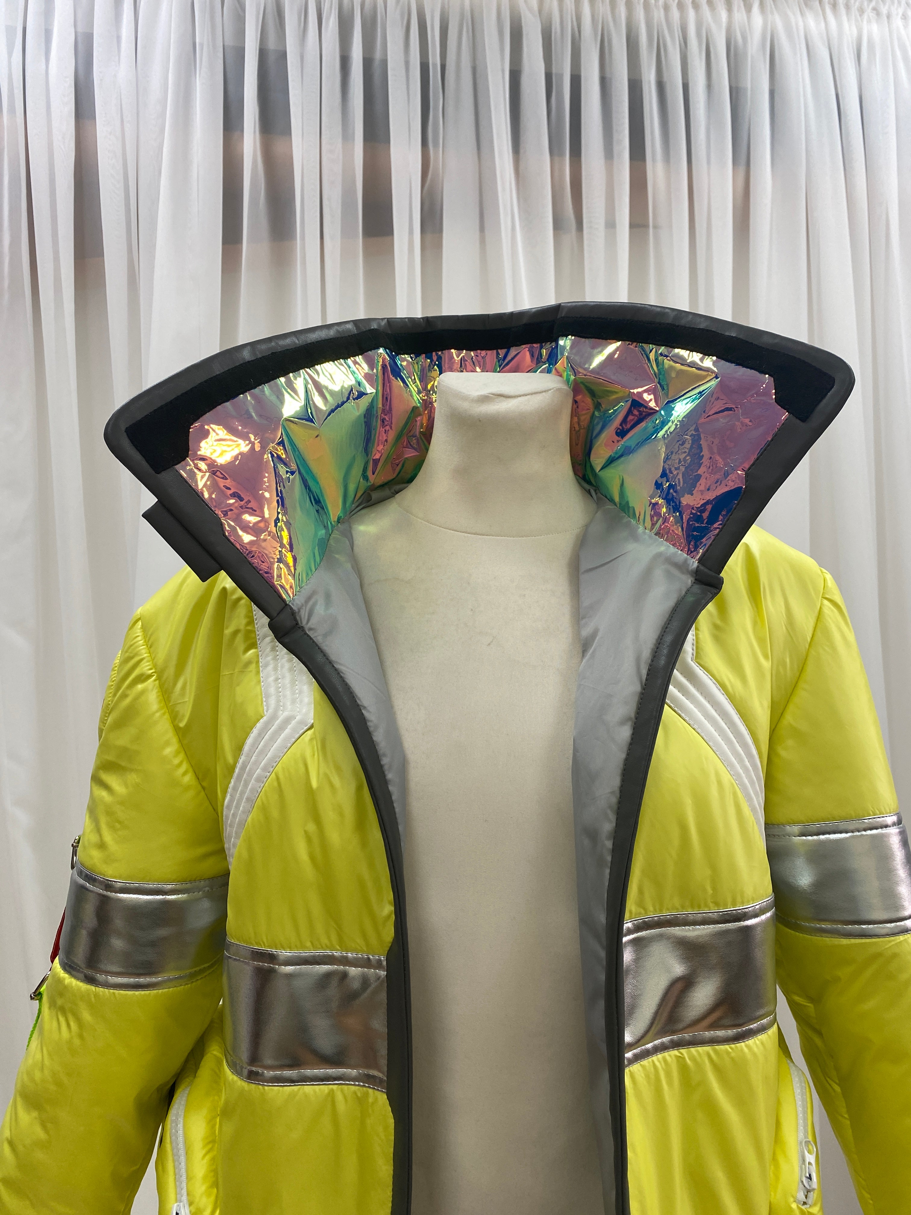Cyberpunk Edgerunner David Martinez Cosplay Neon Medical Jacket - Custom Made