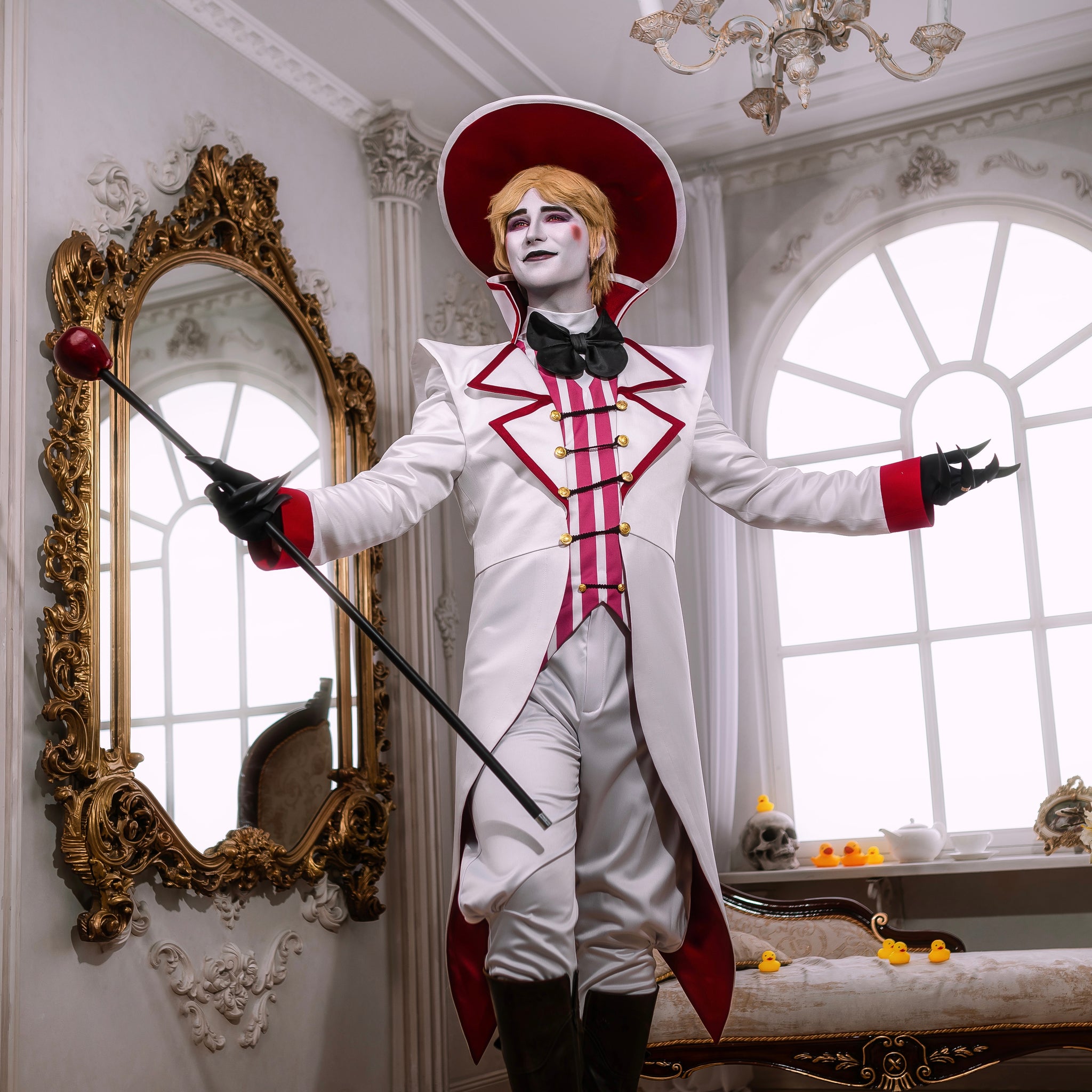 Hazbin Hotel Lucifer Morningstar Fallen Angel Cosplay Costume hazbin-hotel-lucifer-morningstar-fallen-angel-cosplay-costume