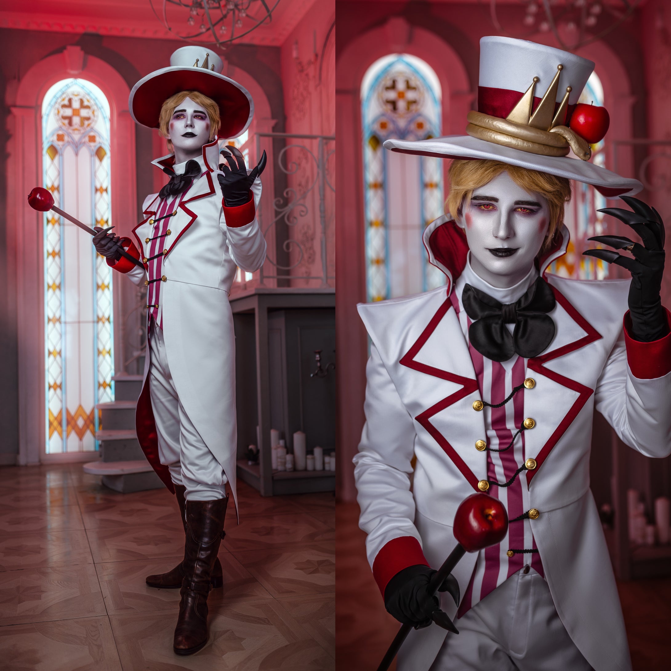 Hazbin Hotel Lucifer Morningstar Fallen Angel Cosplay Costume