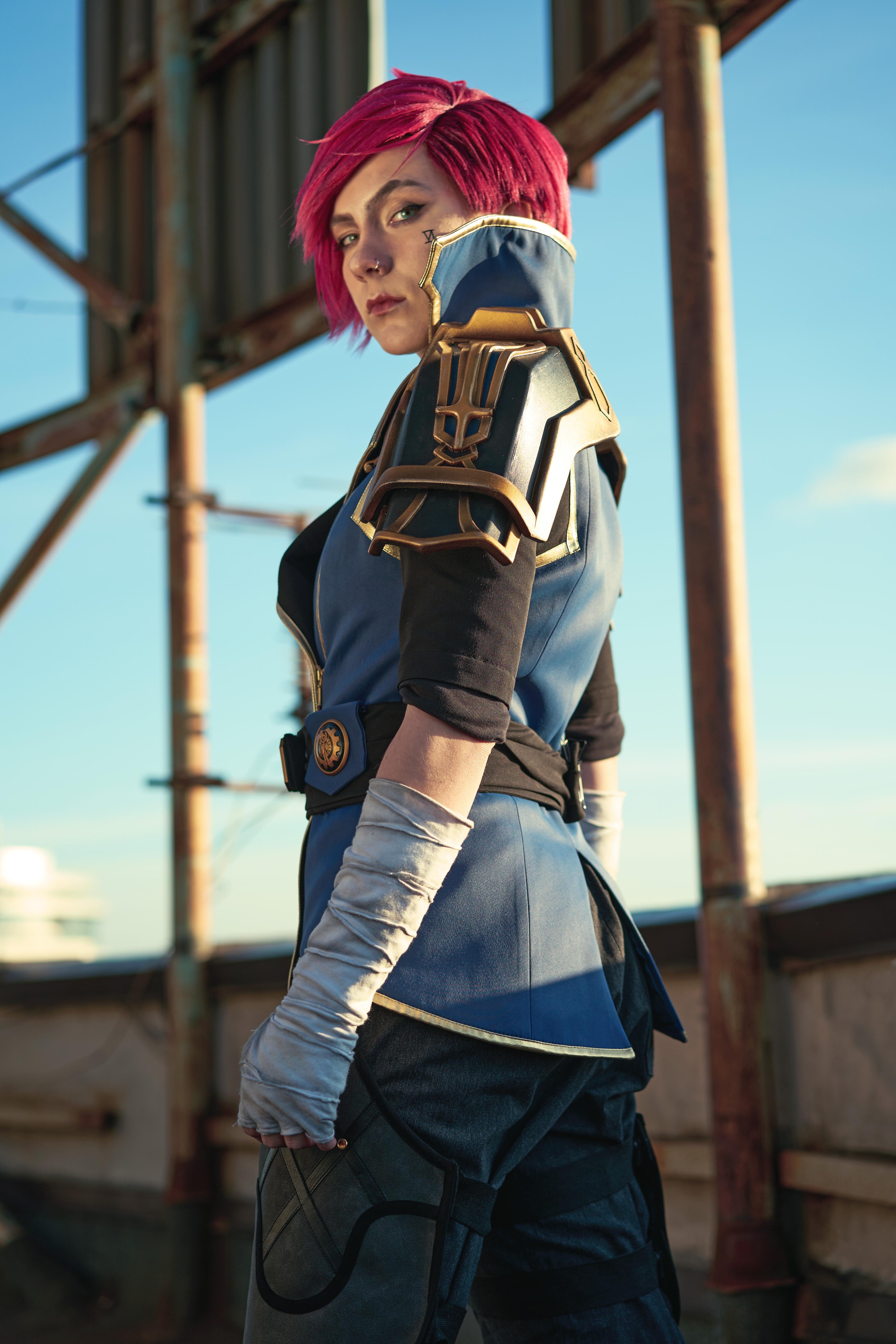 Vi Arcane 2 Cosplay Costume - Custom Made