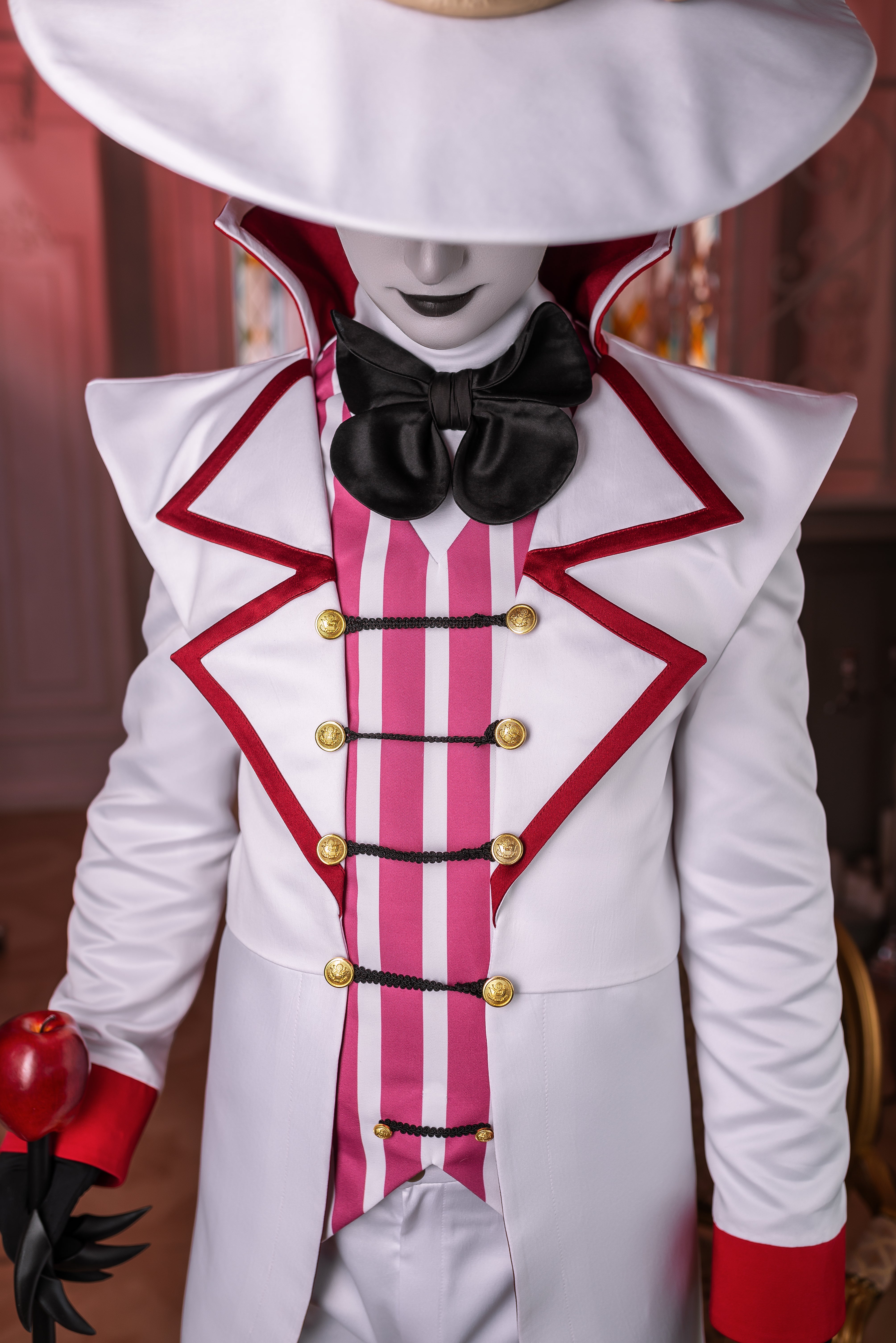 Hazbin Hotel Lucifer Morningstar Fallen Angel Cosplay Costume