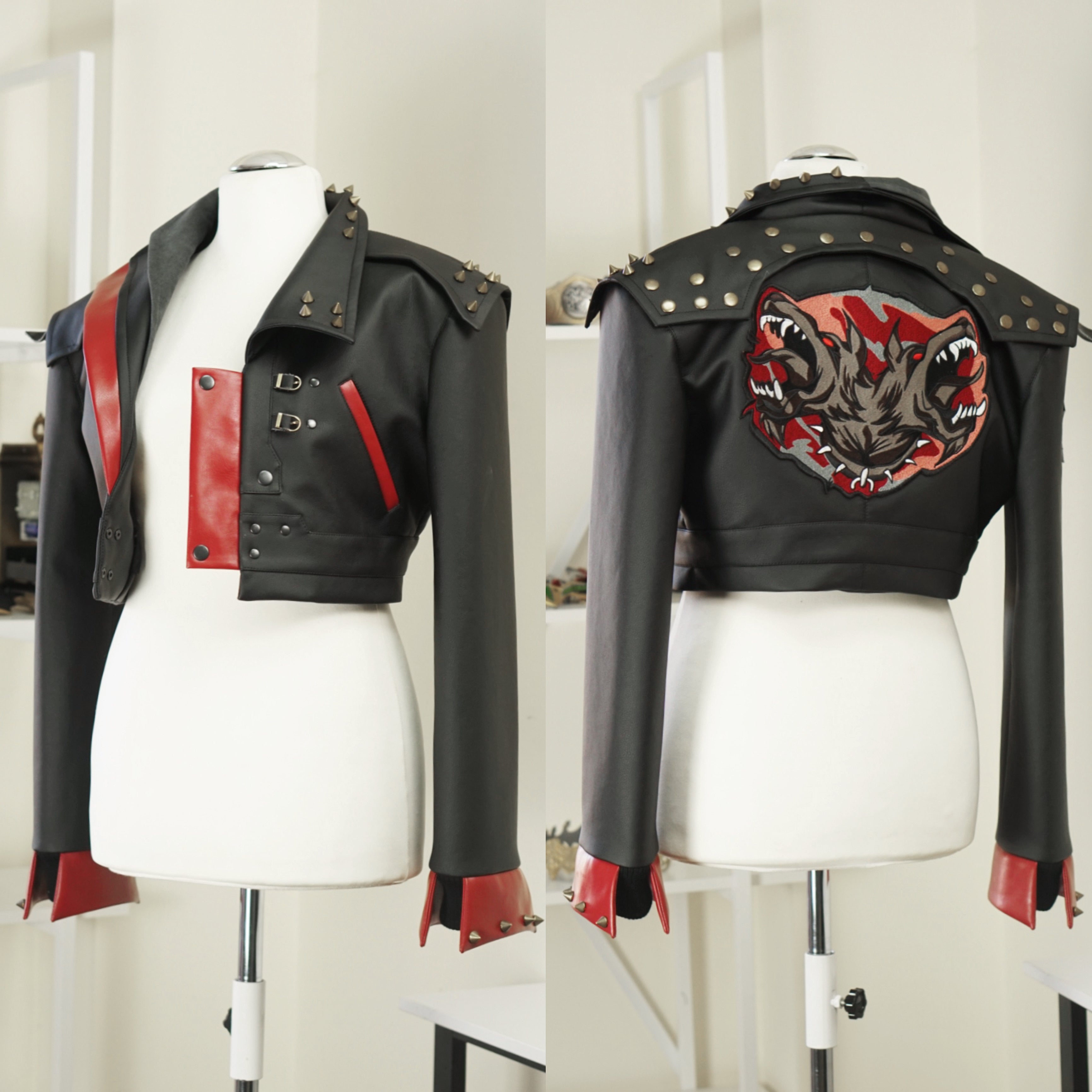 Pit Fighter Emo Vi Black Jacket Arcane 2 - Custom Made