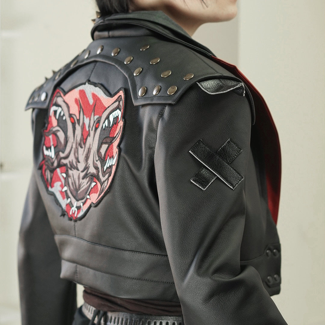 Pit Fighter Emo Vi Black Jacket Arcane 2 - Custom Made