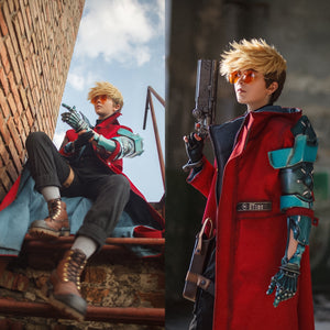 Trigun Stampede Vash the Stampede Cosplay Costume with Arm Props - Custom Made/In Stock