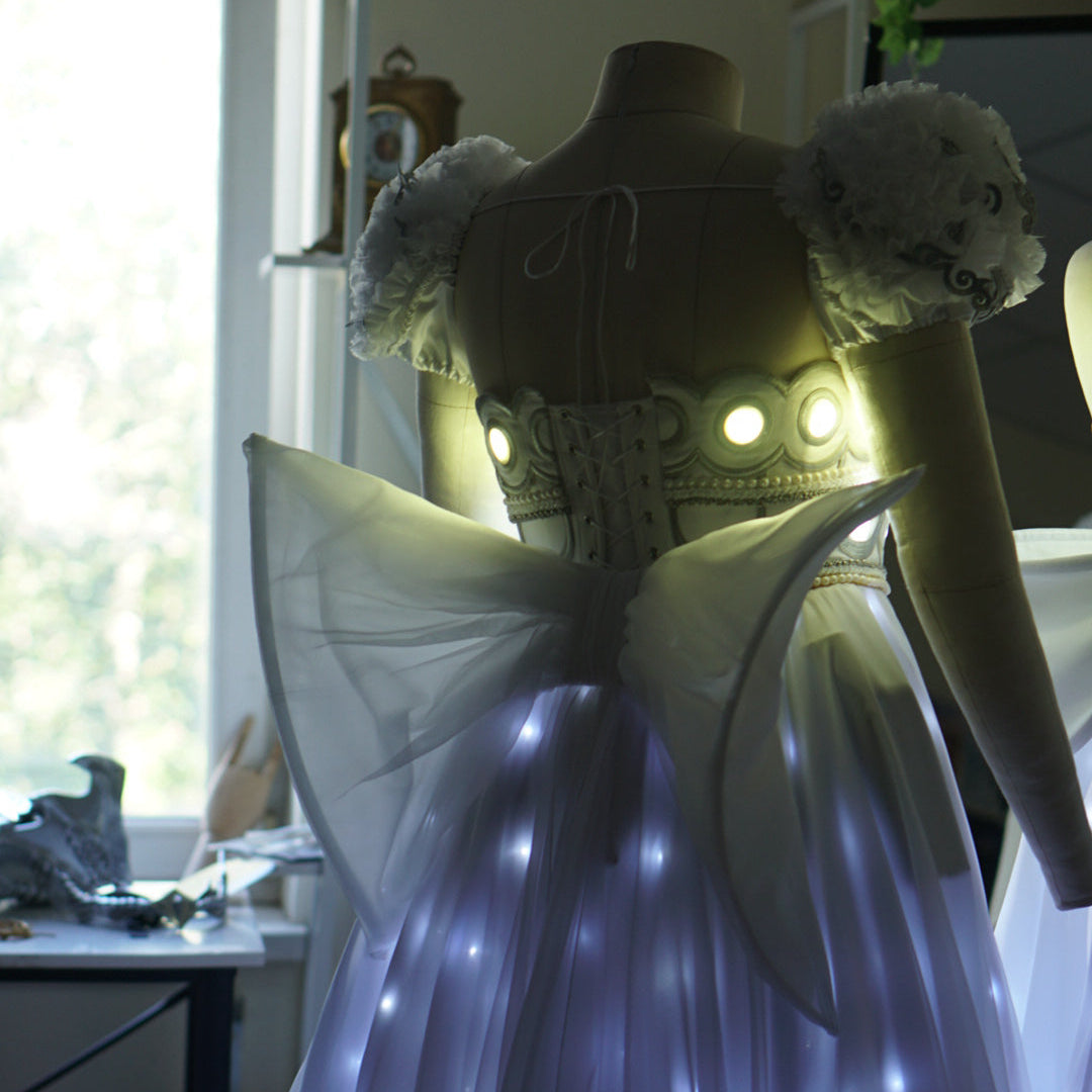 Sailor Serenity Cosplay Wedding Dress with LED - Custom Made