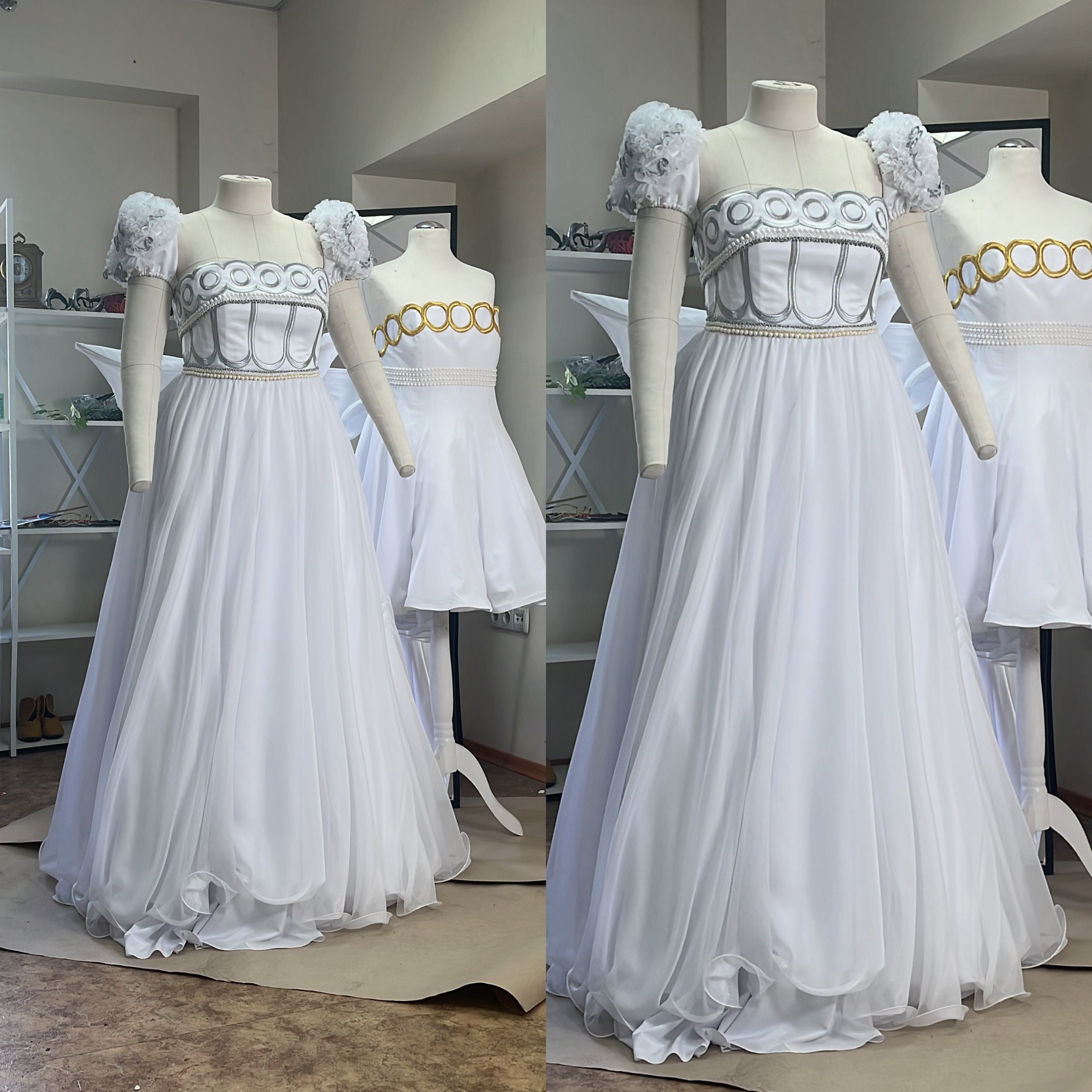 Sailor Serenity Cosplay Wedding Dress with LED - Custom Made