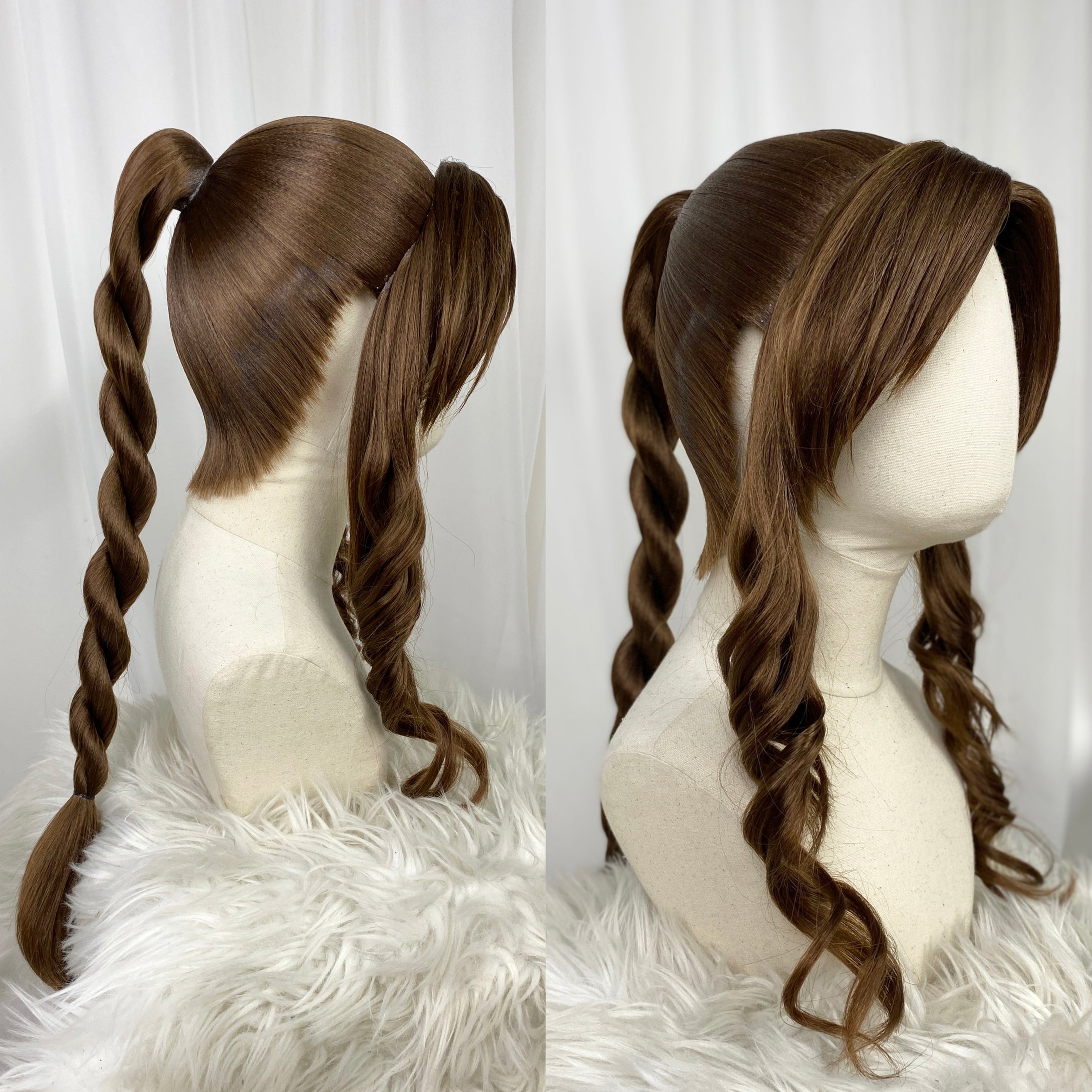 Aerith Final Fantasy Cosplay Wig