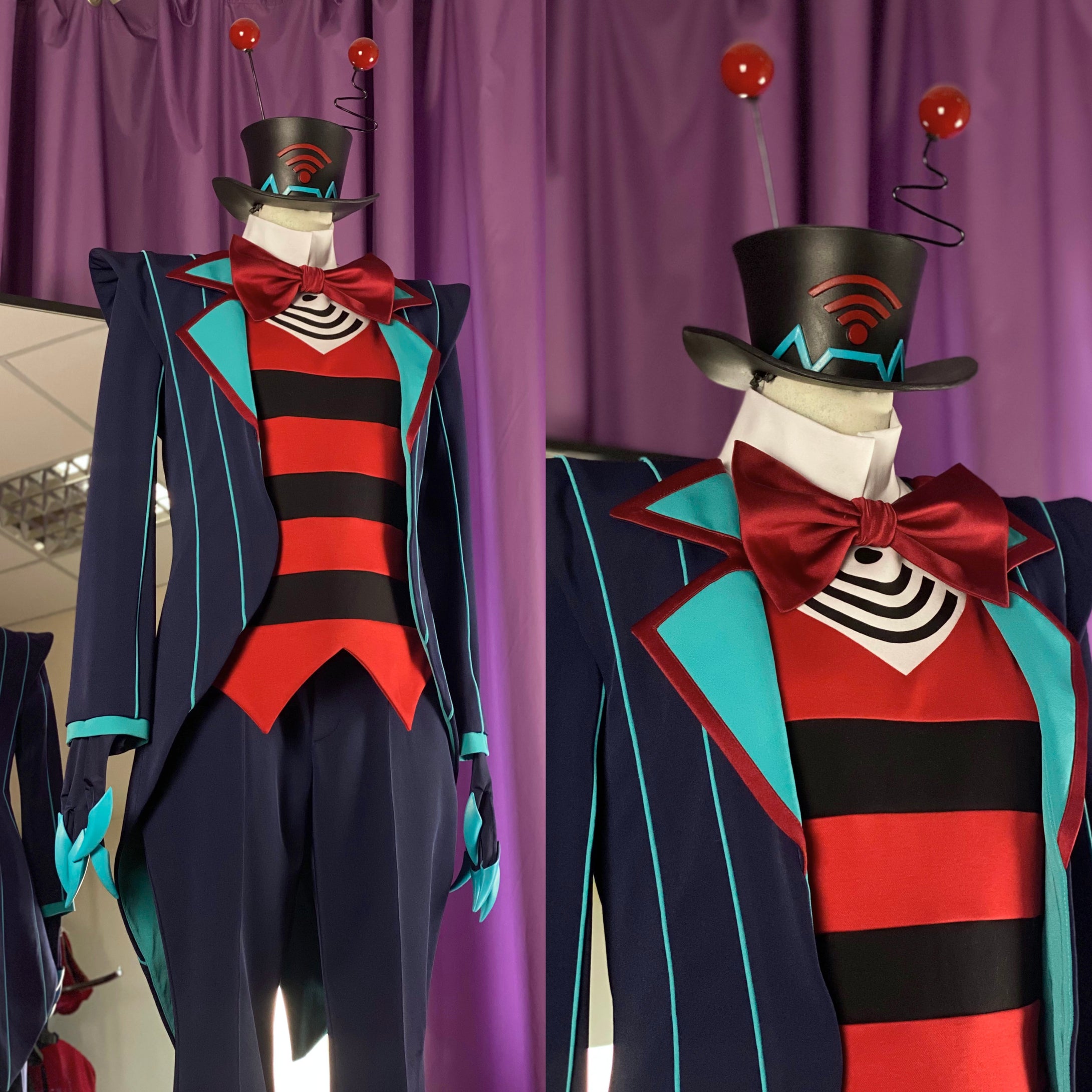 Hazbin Hotel Vox Cosplay Costume - Custom Made