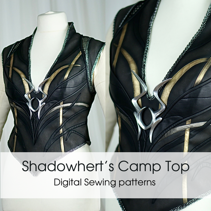 Shadowheart Camp Top Digital Sewing Pattern - Digital Product