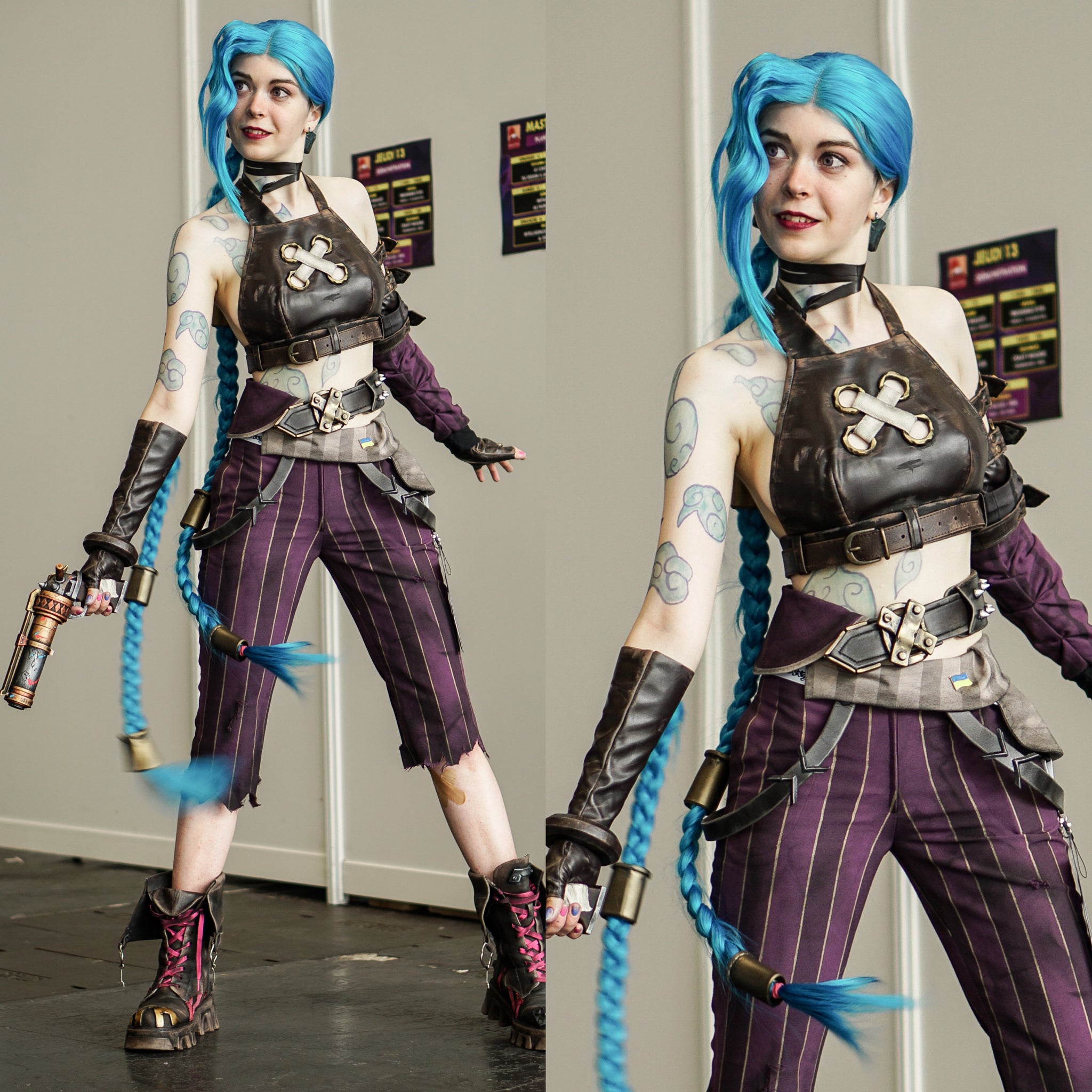 Jinx Arcane Cosplay Costume - Custom Made – FENINDOM LLC