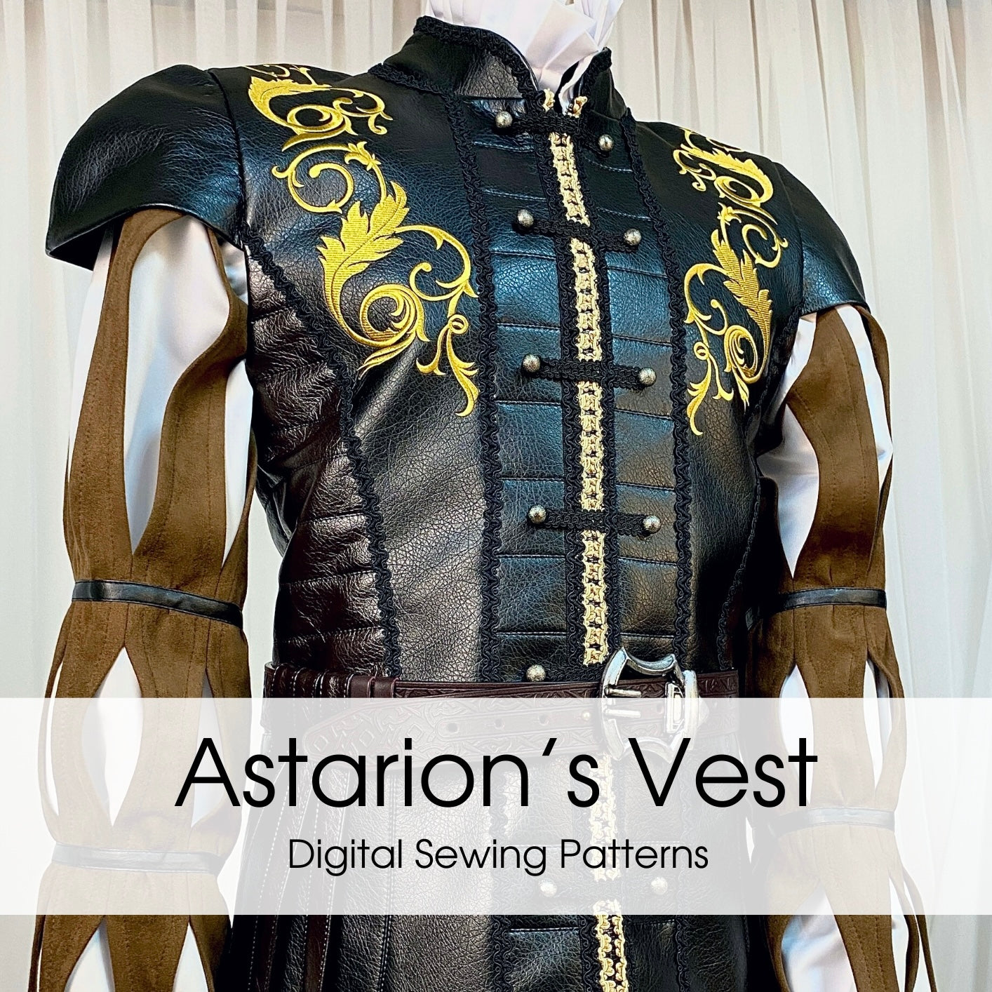 Astarion Vest Digital Sewing Pattern - Digital Product FENINDOM LLC Astarion Vest Digital Sewing Pattern - Digital Product FENINDOM LLC