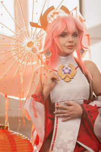 Genshin Impact Yae Miko Cosplay Costume - in Stock