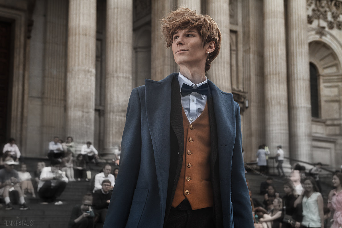 Harry Potter Newton Scamander Cosplay Costume - In Stock