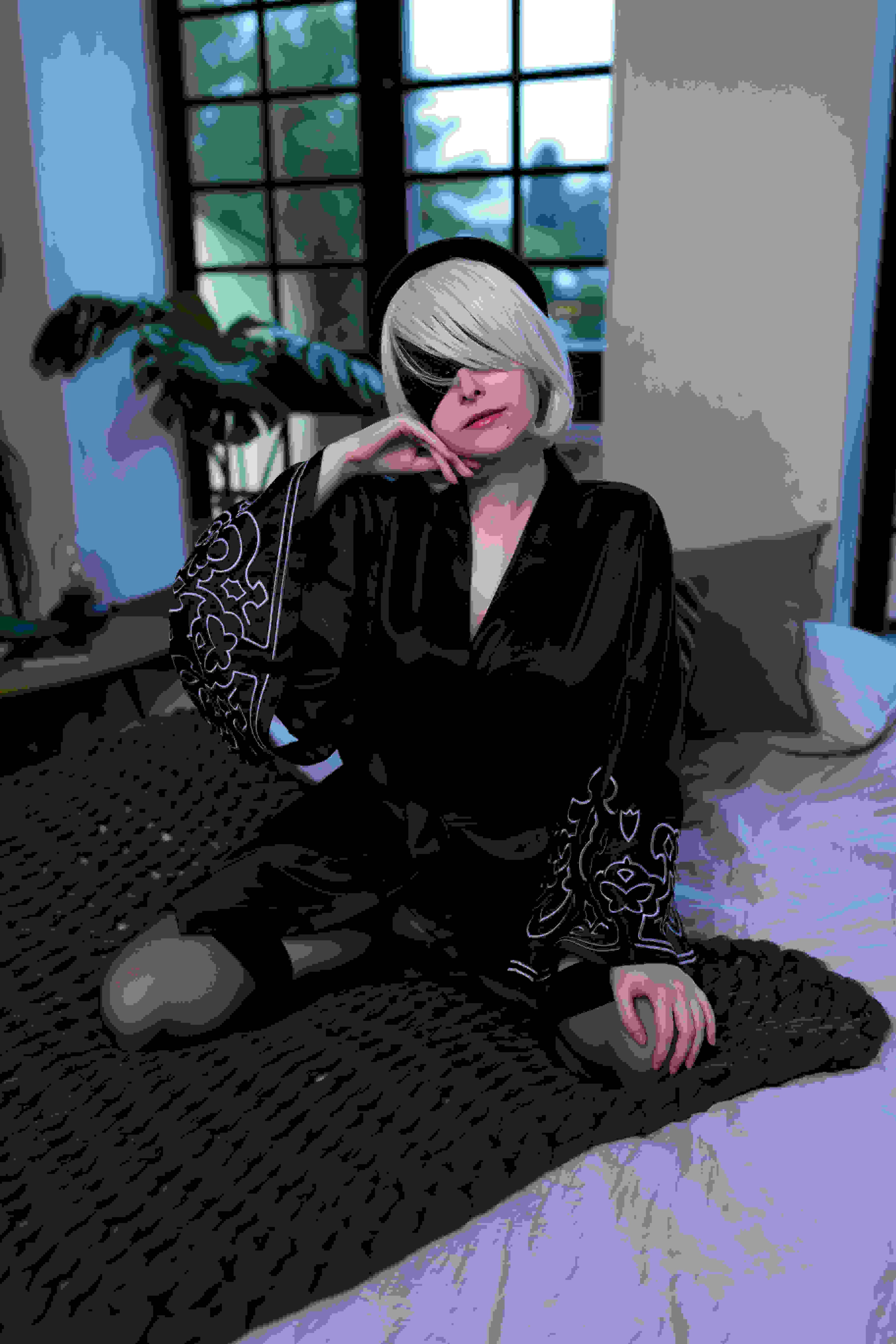 2B Robe Cosplay Costume
