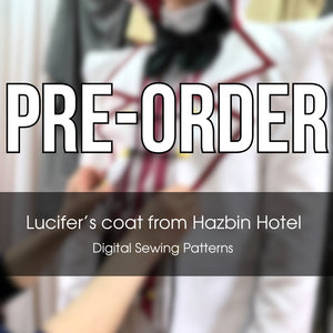 Lucifer`s coat from Hazbin Hotel Digital sewing patter - Pre Order