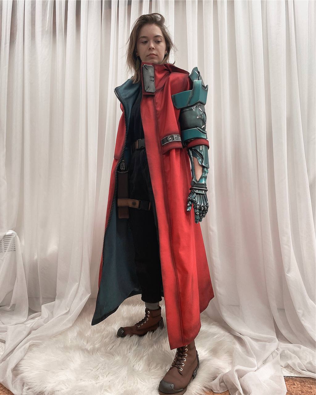 Trigun Stampede Vash the Stampede Cosplay Costume with Arm Props - Custom Made