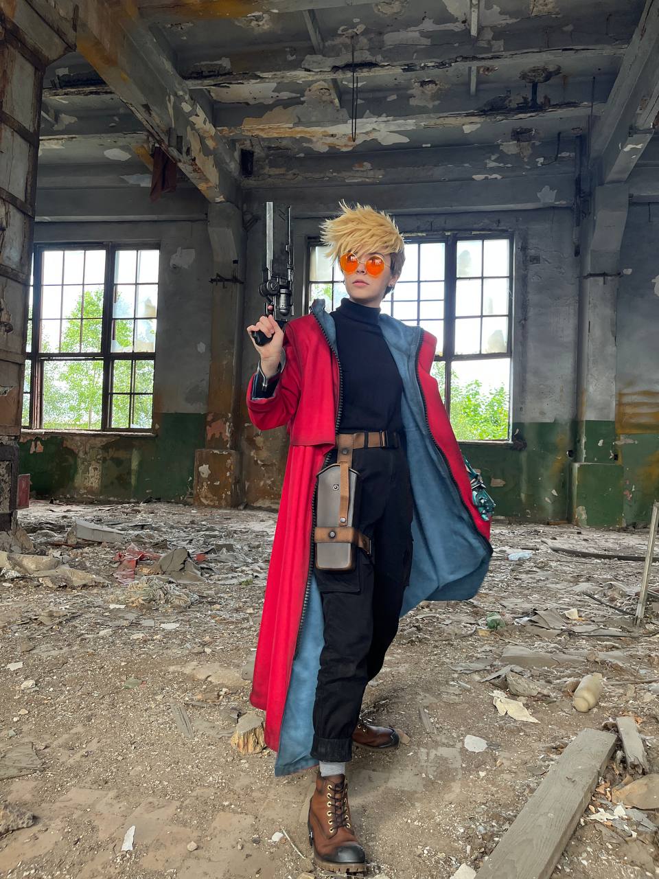Trigun Stampede Vash the Stampede Cosplay Costume with Arm Props - Custom Made