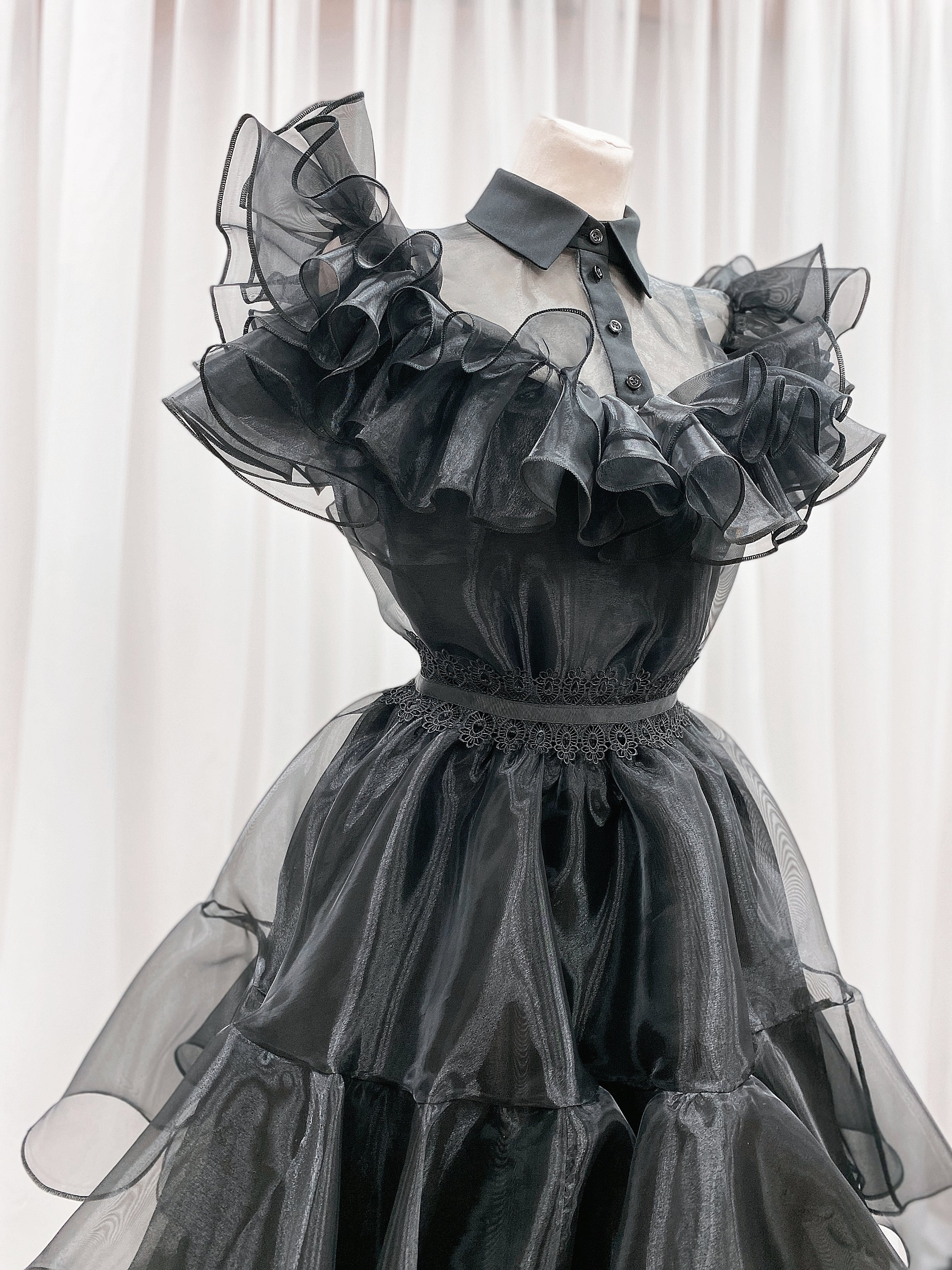 Wednesday Halloween Gothic Dress - Made to Order