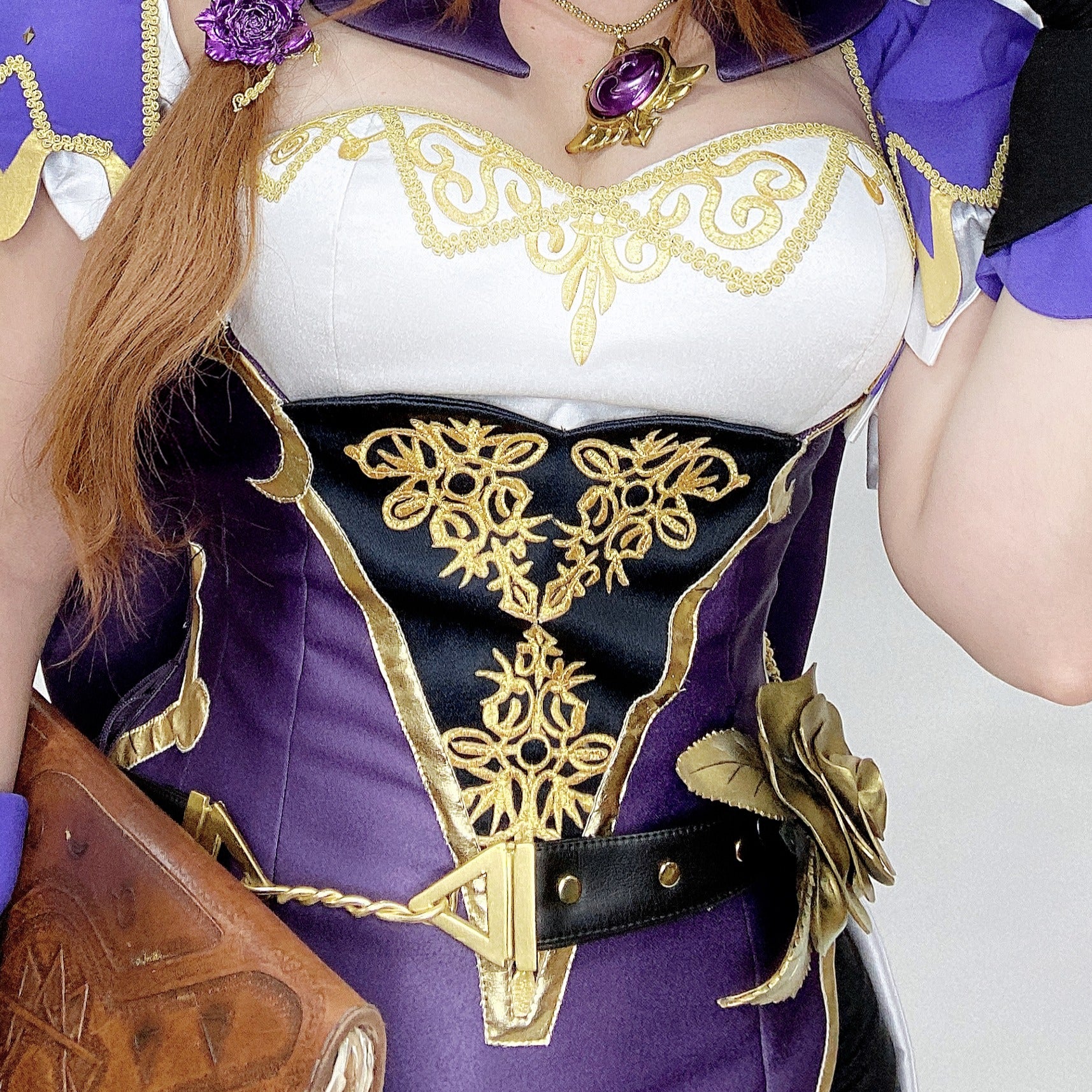 Genshin Impact Lisa Minci Cosplay Costume - Custom Made Fan Made Merchandice