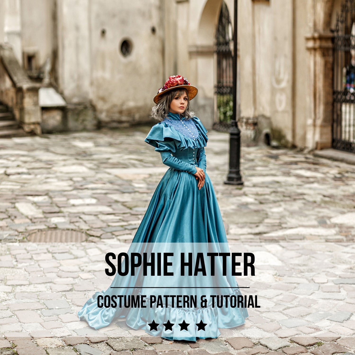 Sophie inspired Dress Pattern and Tutorial - Digital Product FENINDOM LLC Sophie inspired Dress Pattern and Tutorial - Digital Product FENINDOM LLC