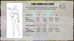 Fairy Armor Lilac Silver Set - Custom Made