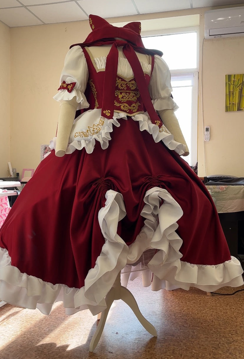 Red Riding Hood Fantasy Cosplay Renfaire Costume Full Build - Custom Made