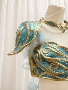 Fairy Armor Blue Gold Set - In Stock