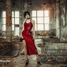 Resident Evil Ada Wong Red Dress Cosplay Costume