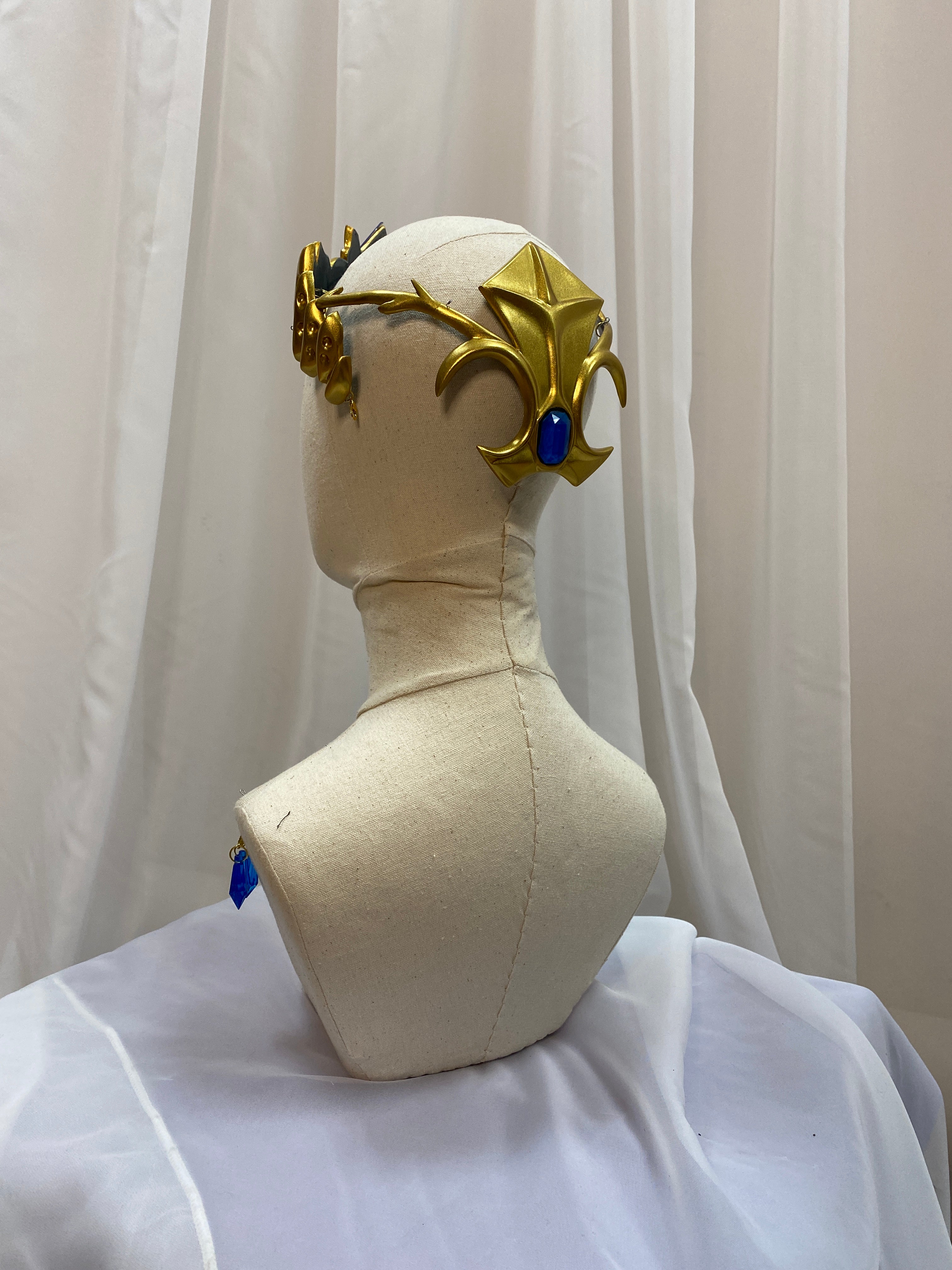 Golden Elven Warrior Princess Fantasy Cosplay Accessories - Custom Made