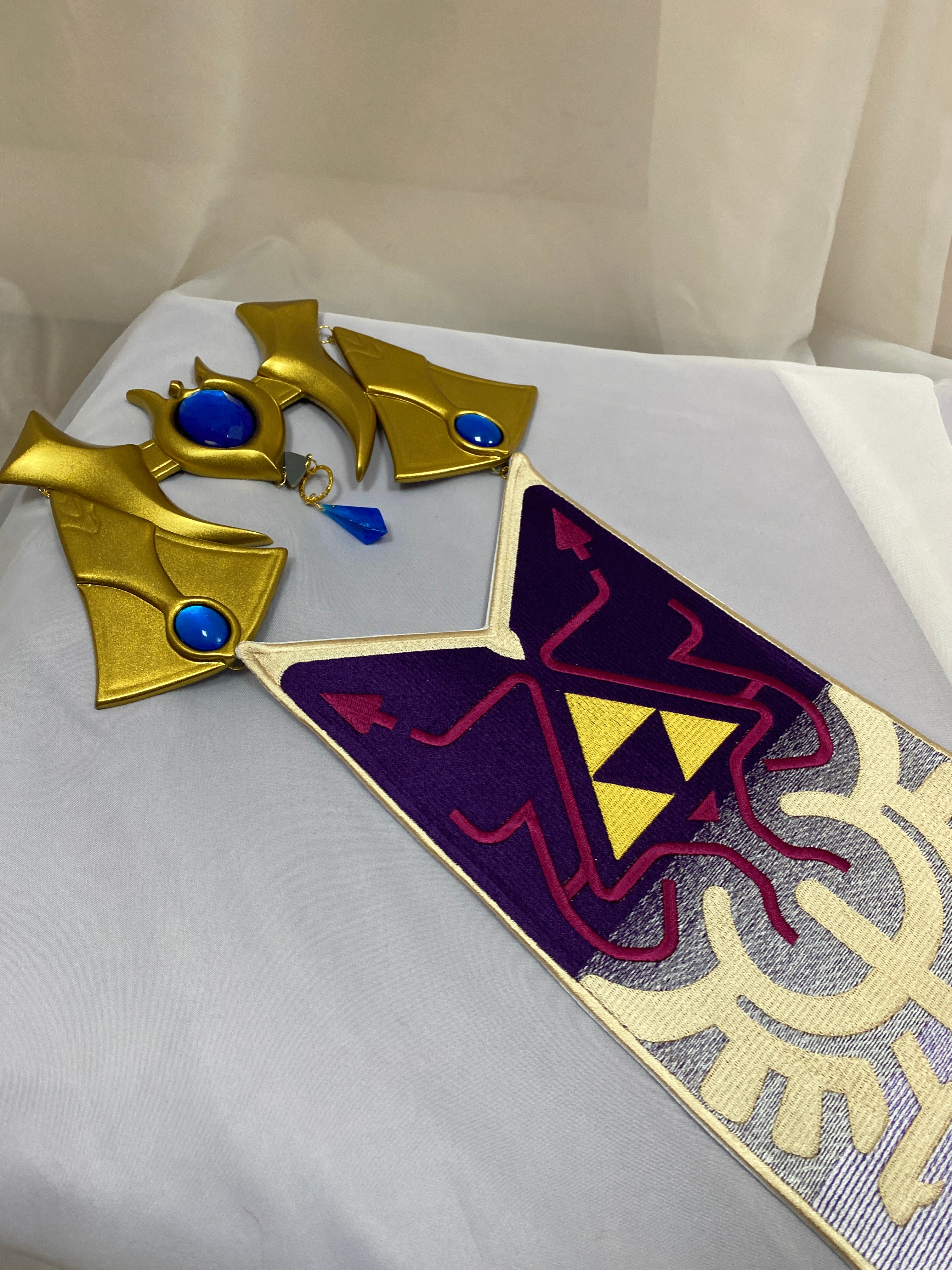 Golden Elven Warrior Princess Fantasy Cosplay Accessories - Custom Made
