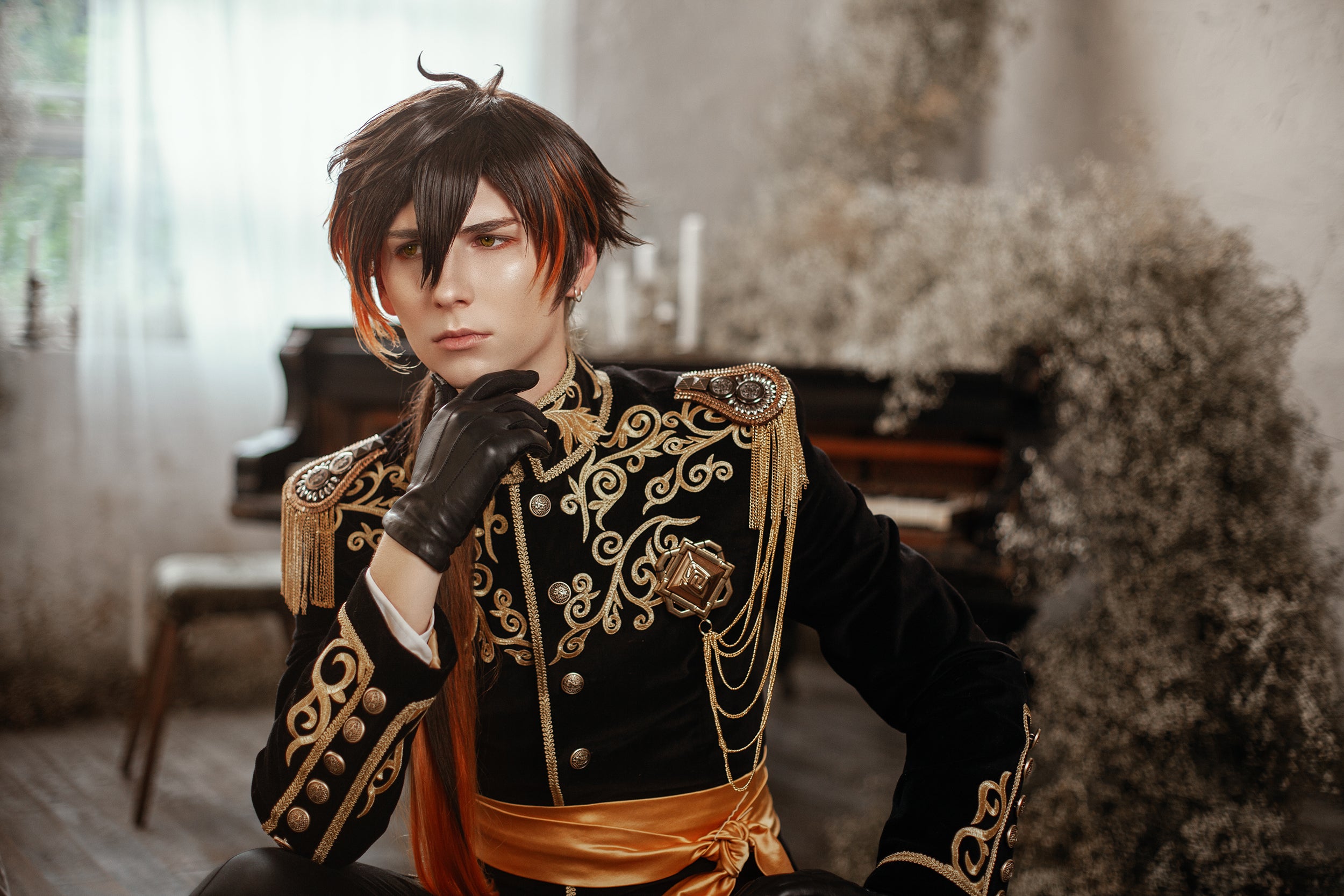 Genshin Impact Zhongli Officer Costume - In Stock