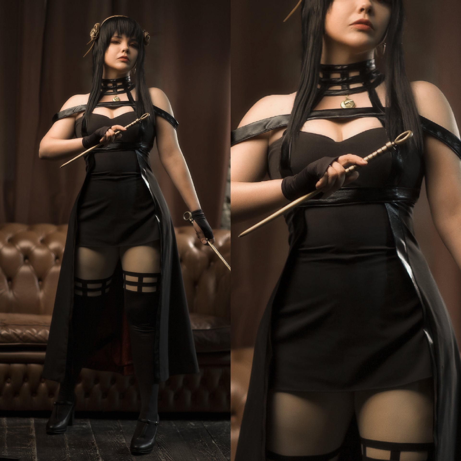 Spy x Family Yor Forger Cosplay Dress - Custom Made