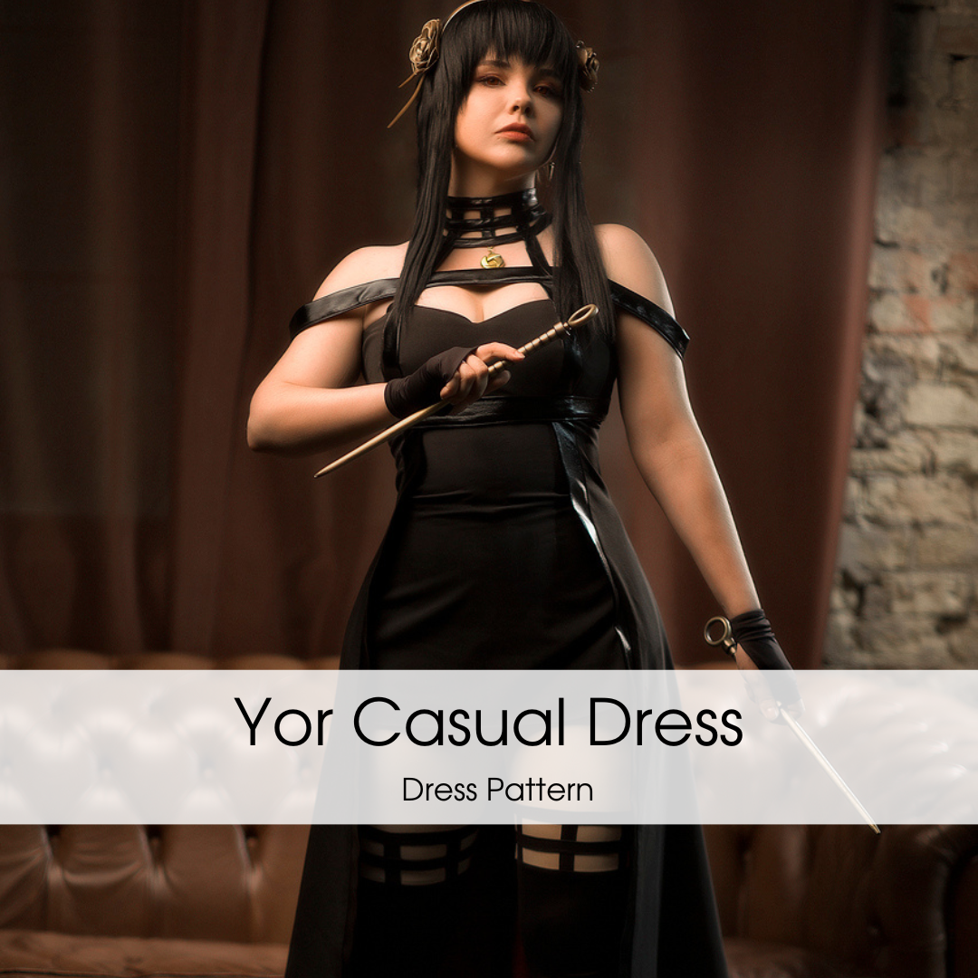 Spy Show Thorn Assassin Cosplay Dress  Pattern - Digital Product