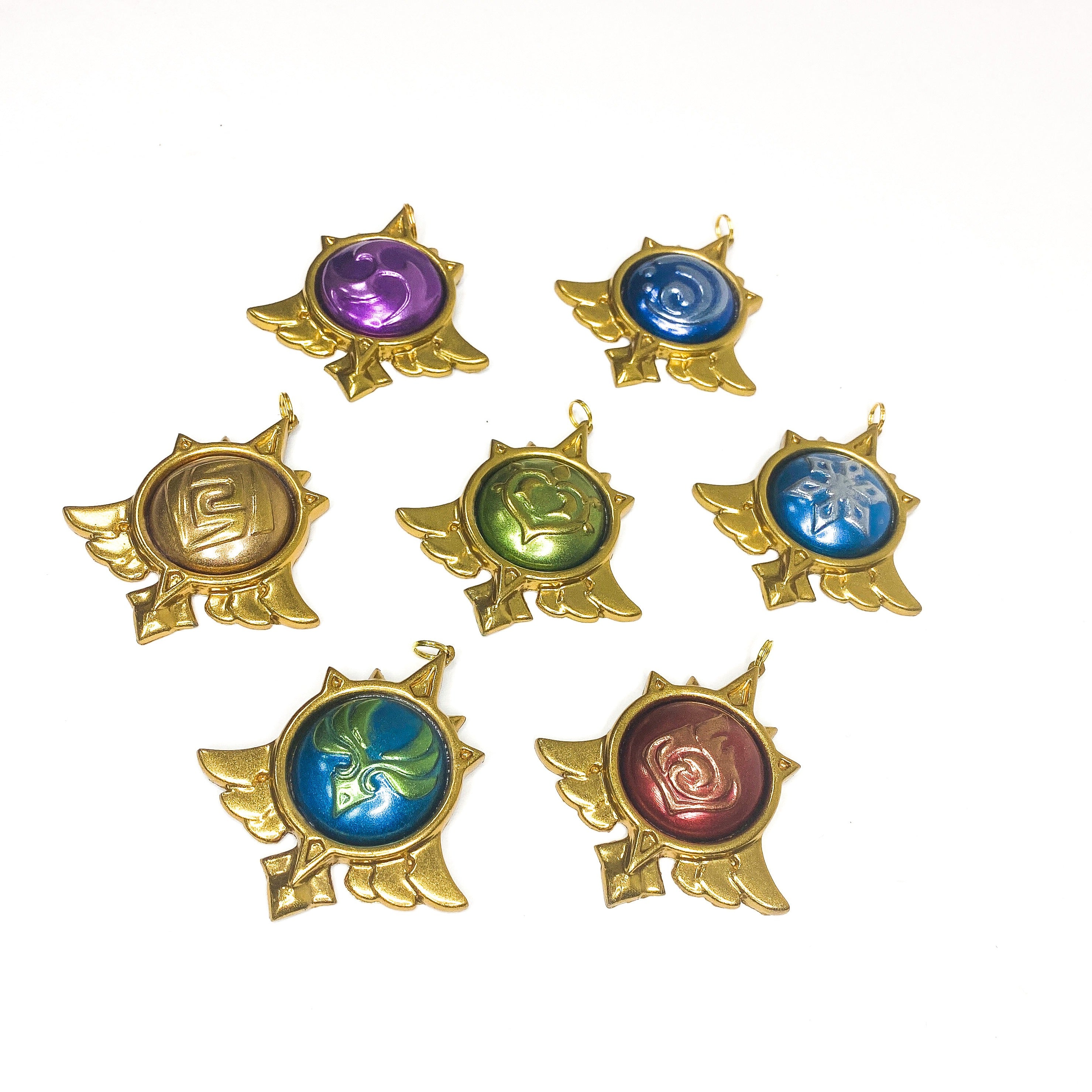 Genshin Impact Mondstadt Vision Pendant - In Stock/Pre Order Fan Made Merchandice