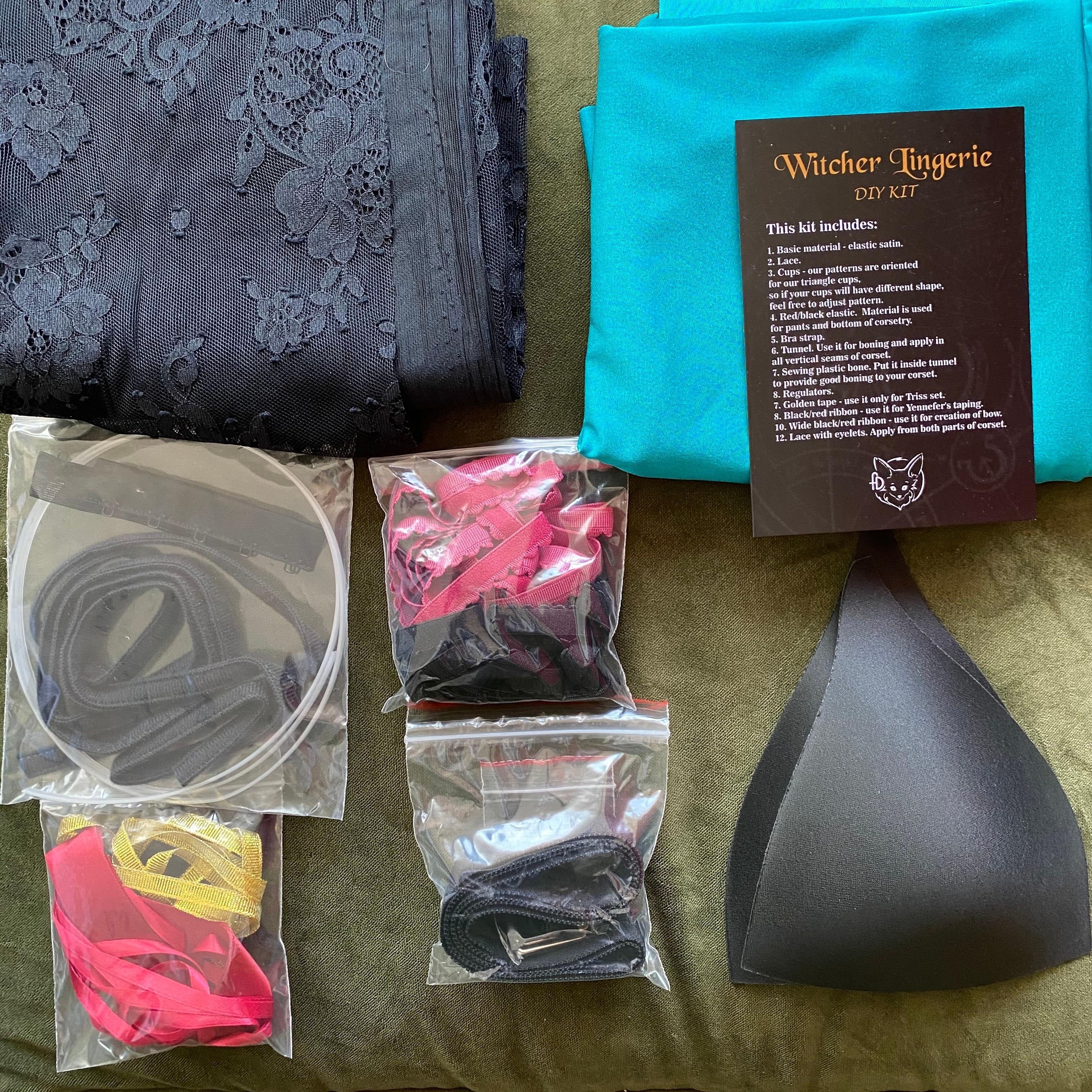 Witcher Wind Hunt Lingerie DIY Material Kit