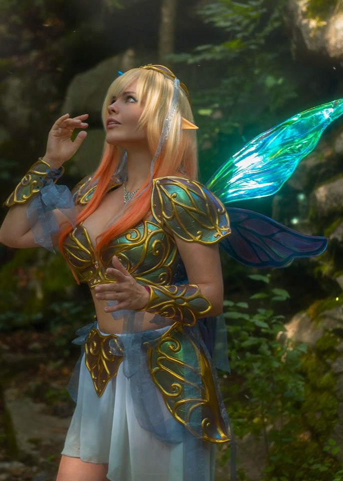 Fairy Armor Golden Green Set Limited Edition - Custom Made