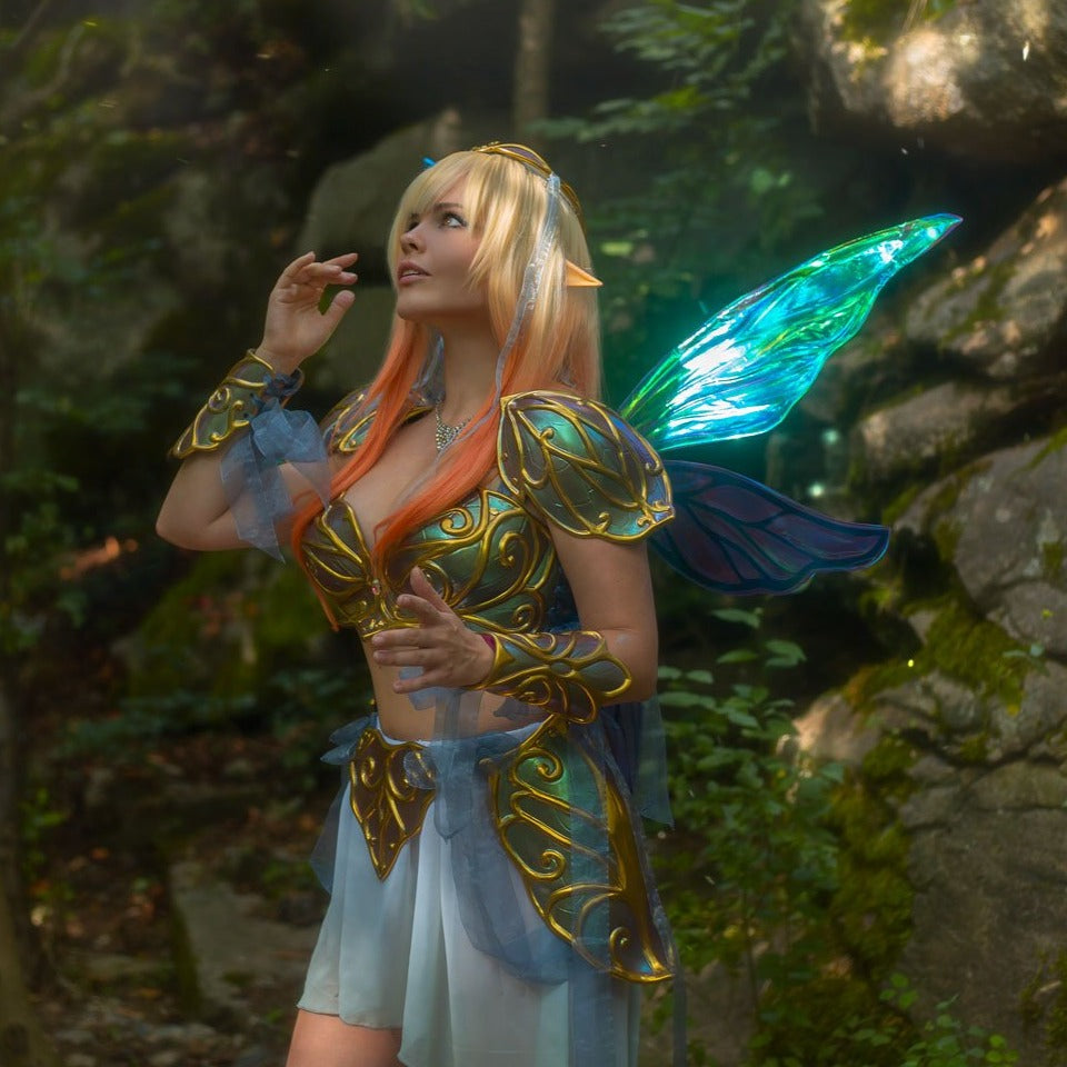 Fairy Armor Golden Green Set Limited Edition - Custom Made